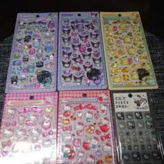 【正規品】サンリオ ボンボンドロップシール＆タイルシール ６点セット