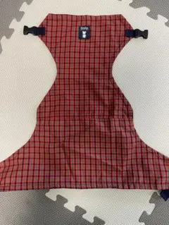 【お値下げ】familiar 赤・緑 チェック柄 ベビーキャリア