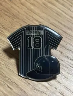 山本由伸　オリックスバファローズ　ユニフォーム　ピンバッジ　ドジャース