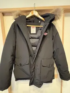 美品　DANTON ブラック ダウンジャケット　メンズ　サイズ40