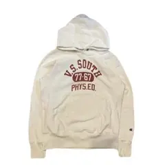 m*u様 単色タグ 復刻 champion チャンピオン 染み込み 4段 パーカ Champion REVERSE WEAVE / チャンピオン リバース ウィーブ】70s単色