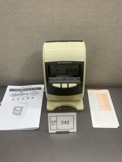 出品No.240 タイムレコーダ タイムボーイ8プラス整備済 リボン交換済