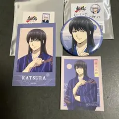 ロフト　銀魂　吉原大炎上　ミニフォトカード　缶バッジ　特典ステッカー　桂小太郎