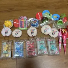 お菓子のマスコット　パラソルチョコ　もちもち君　ミニチュアキーホルダー等タイトーのサムネイル