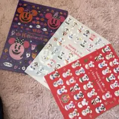 ディズニー 2008 クリスマス 2011 ハロウィン ファイル 3枚まとめて