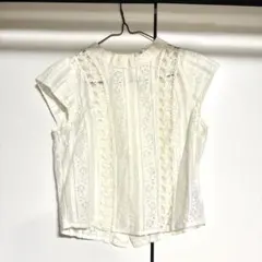 Lily Brown リリーブラウン レースノースリーブブラウス シャツ