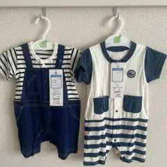 【新品タグ付き】西松屋　ロンパース 60-70cmのサムネイル