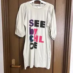 SEE BY CHLOÉ ロゴプリントチュニックのサムネイル