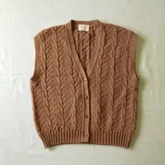 古着　ペンドルトン　ニットベスト　カーディガン　70s　アメリカ製　ウールのサムネイル
