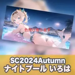 色飛び有り 風真いろは プレイマット(マウスパッド)『ナイトプール』