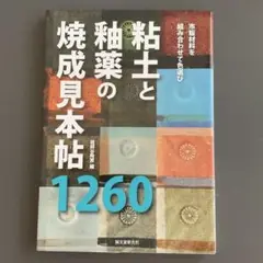 773　粘土と釉薬の焼成見本帖1260 : 市販材料を組み合わせて色選び