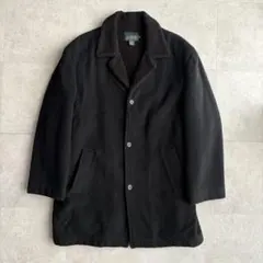 90s J.CREW ブラックボア ギャング コート 巨人タグ Lのサムネイル