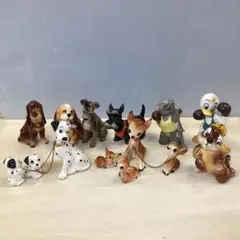 加藤工芸 わんわん物語レディ&トランプ&ジョック&サイとアム 陶器