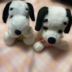 スヌーピー SNOOPY ぬいぐるみ　ヴィンテージ　レトロ　2個セット
