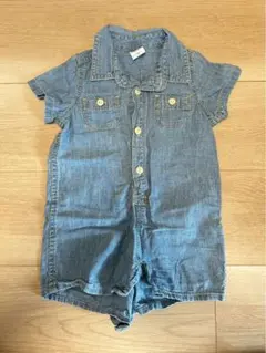 ギャップベビー 70センチ デニムロンパース