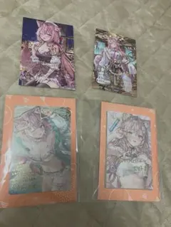 ホロライブ 博衣こより　直筆サイン入りポストカード　等4点セット