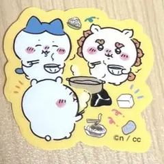 ちいかわ　ハチワレ　シーサー　シール　ダイカットステッカー付きグミ3