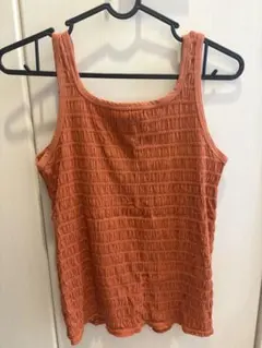 LOWRYS FARM シャーリング タンクトップ オレンジのサムネイル