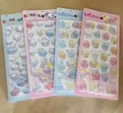 しずくちゃん、あわわちゃんのボンボンドロップシール4枚セット