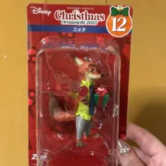 Disney　ディズニー　クリスマス　オーナメント　くじ　ニック　ズートピア