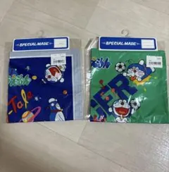 ドラえもん　レトロ　 ハンカチ　2枚
