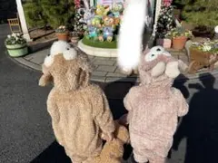 【ディズニー】ダッフィー&フレンズ　着ぐるみ　カチューシャ付き