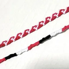 ミサンガ ハンドメイド アンクレット ブレスレット波柄 ぐるぐる 【2本セット】