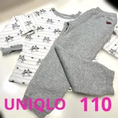 UNIQLO ユニクロ　キルトパジャマ　ノンタン　キッズ　110