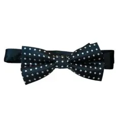 蝶ネクタイ サテン ブラック キッズ