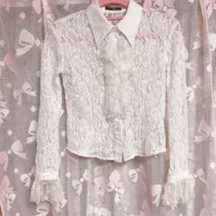 BANANA CHIPS レース長袖シャツ　バナナチップス