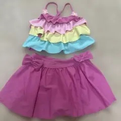 女の子用セパレート水着セット