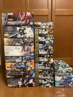 ガンプラセット（ユニコーン系８点＋アクションベース4点）計１２点セット ガンプラセット（ユニコーン系8点＋アクションベース4点）計12点