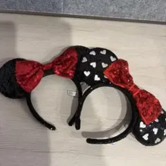 ディズニー ミニーマウス スパンコールカチューシャ