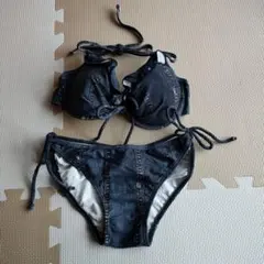 デニム風セパレート水着　ビキニ