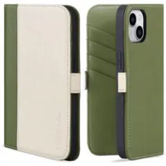 VISOUL iPhone 15 Plus 対応 ケース 手帳型 本革