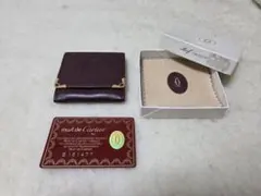 カルティエ　コインケース ボルドー