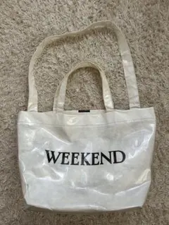 ウィークエンドホテル　トートバック　カーキ　美品 美品 ウィークエンドホテル☆トートバック カーキ