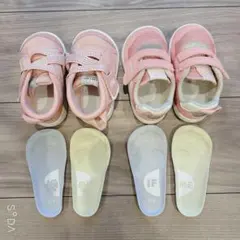 IFME ピンク ベビー スニーカー 13.0 13.5