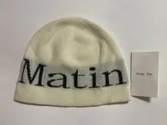 Martin Kim マーティンキム マーチンキム ビーニー ホワイト 帽子