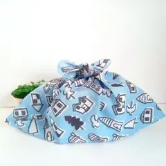 あずま袋◇手拭い◇エコバック◇コンビニバック◇ハンドメイド【魚へん