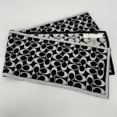 knmen171-0436 COACH マフラースカーフ シグネチャー柄