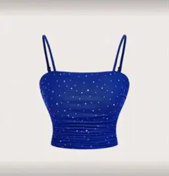 SHEIN キャミソール ブルー