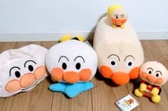 アンパンマン ぬいぐるみ まとめ売り 4種セット