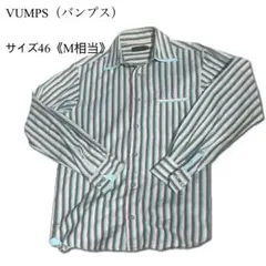 【最安値】VUMPS 長袖シャツ 46 M ストライプ 即購入OKのサムネイル