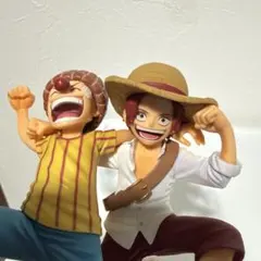 ONE PIECE シャンクス&バギー海賊見習いフィィギュア 箱なし