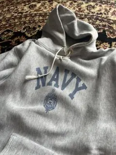 【極上】70s〜80sチャンピオン リバースウィーブ NAVY 染み込み L