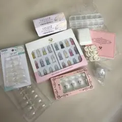 ネイルアート用品 まとめ売り デコレーションパーツ ネイルチップのサムネイル