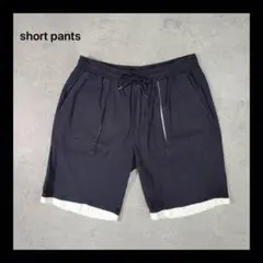 【美品】メンズ ブラック ショートパンツ Mサイズ