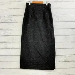 RIO DE CENT 日本製 Lサイズ グレー ツイード ロングスカート 冬