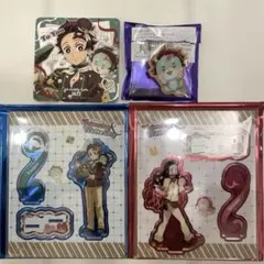 鬼滅の刃 カフェ バレンタイン 竈門炭治郎 竈門禰豆子 アクリルスタンド